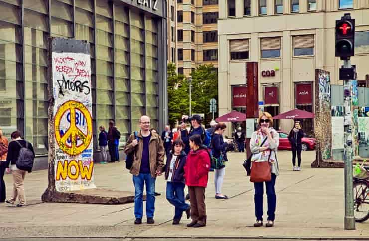 Berlin Potsdamer Platz ve Checkpoint Charlie